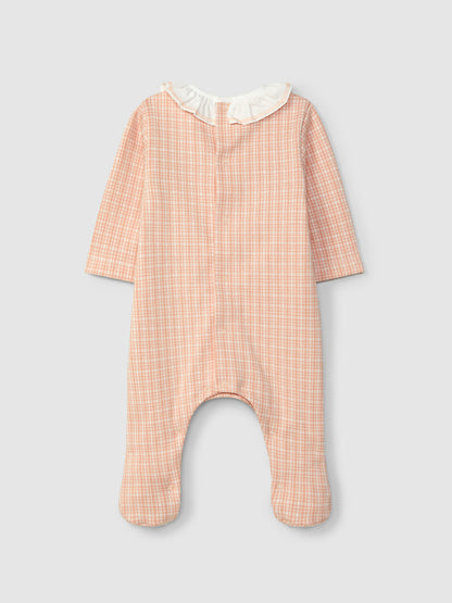 Babygrow Malha Jacquard Gola Folho