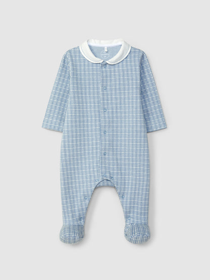 Babygrow Malha Jacquard Gola Redonda