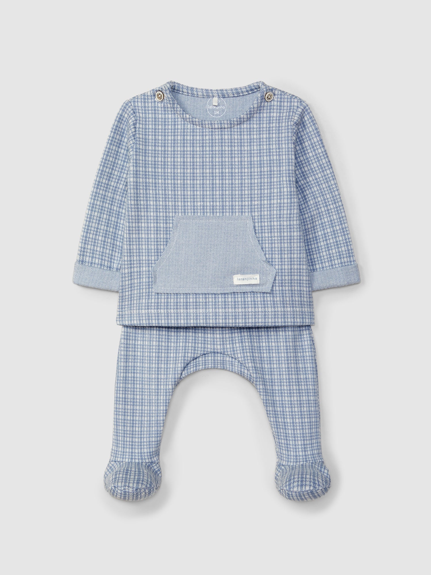 Fato de 2 Peças Malha Jacquard