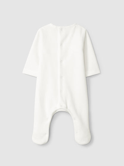 Babygrow Veludo com Smocks