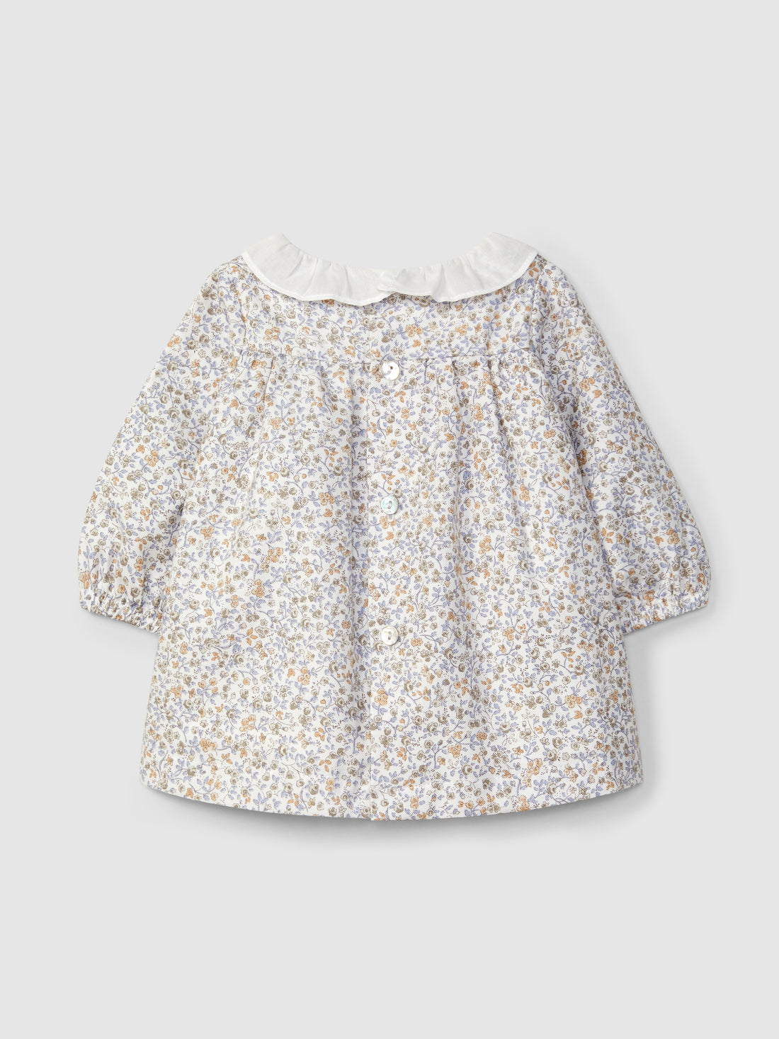 Floral Dress with Smocks