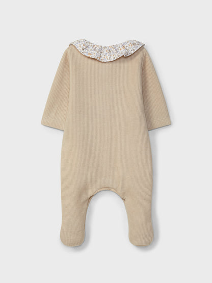 Babygrow Algodão Orgânico Gola de Folho