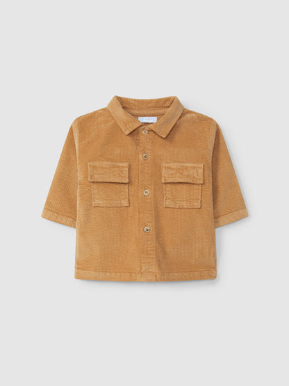 Sobrecamisa Bombazine Bolsos com Pala