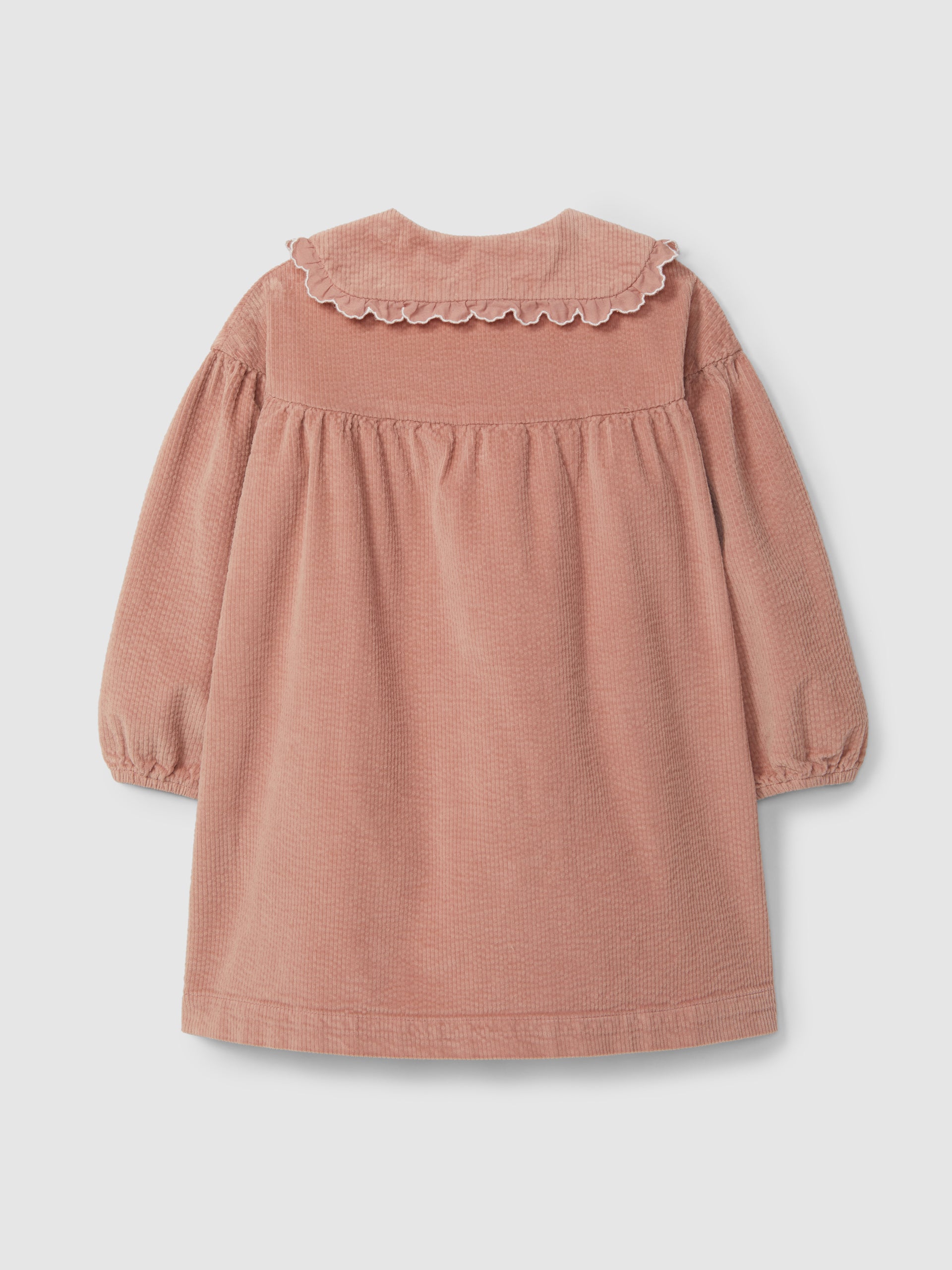Vestido Bombazine com Bordado na Gola