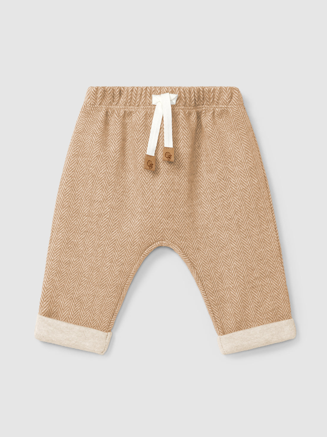 Herringbone Knit Pull-up Pants
