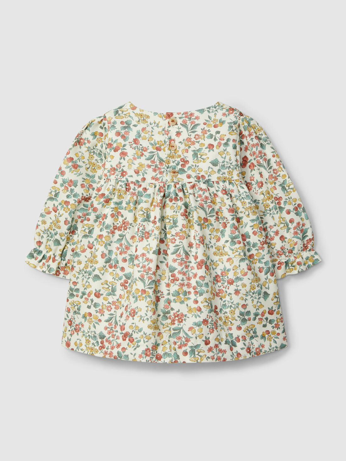 Vestido Flores com Smocks