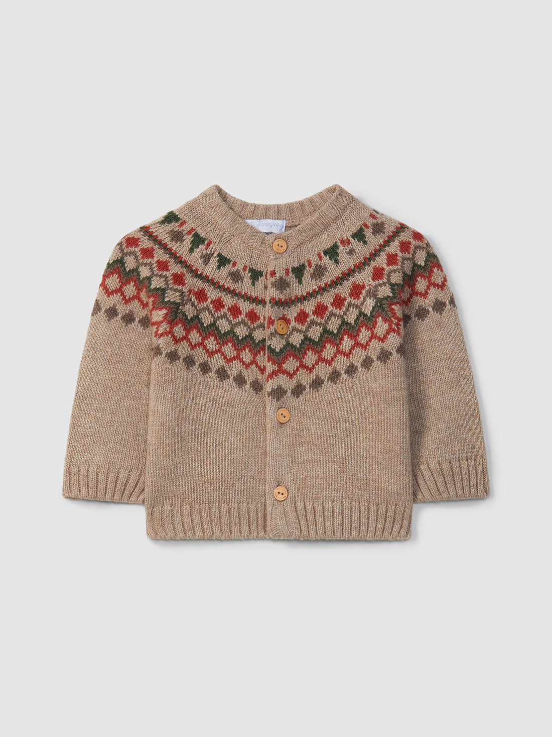 Casaco Tricotado com Jacquard