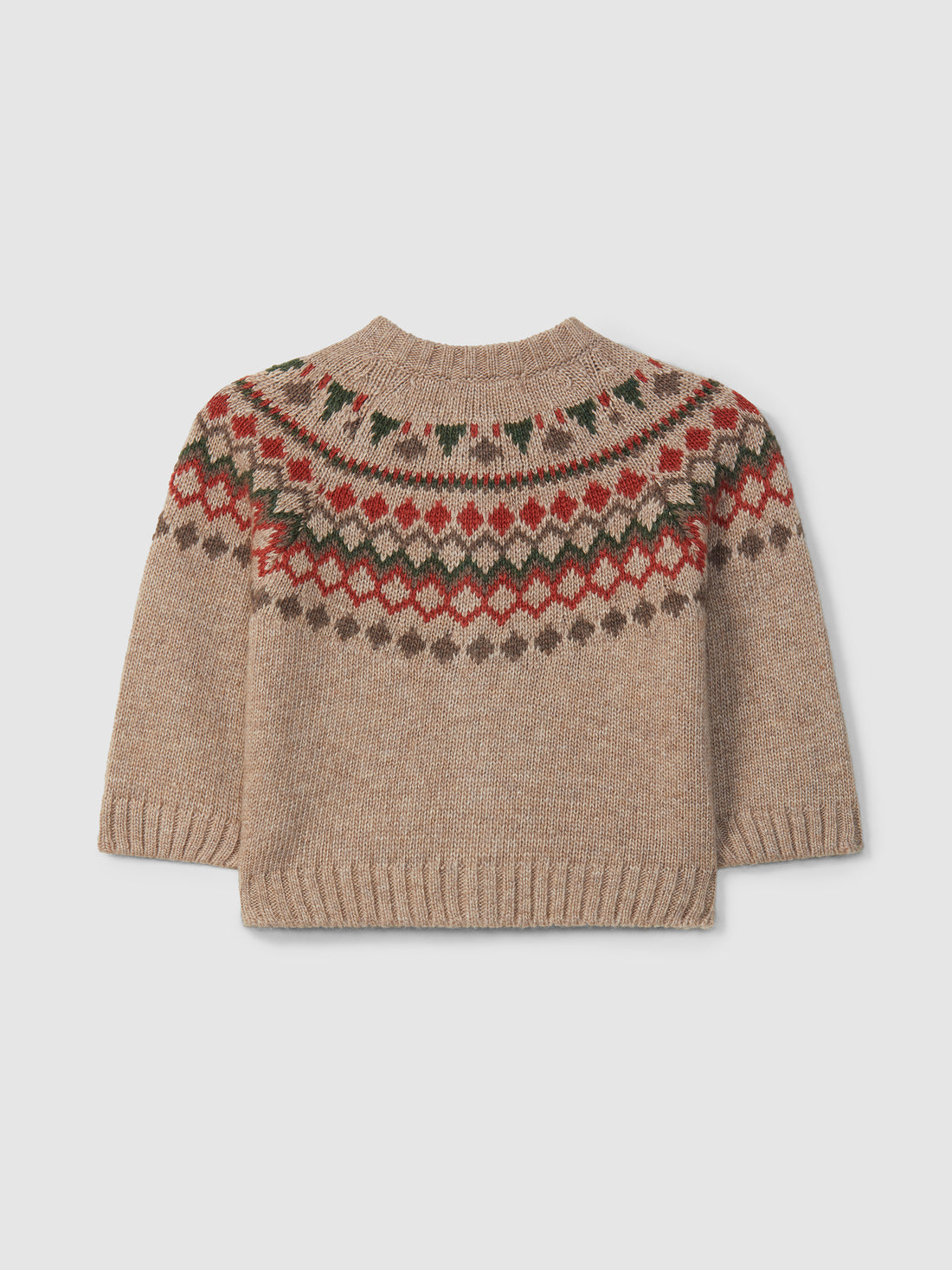 Casaco Tricotado com Jacquard