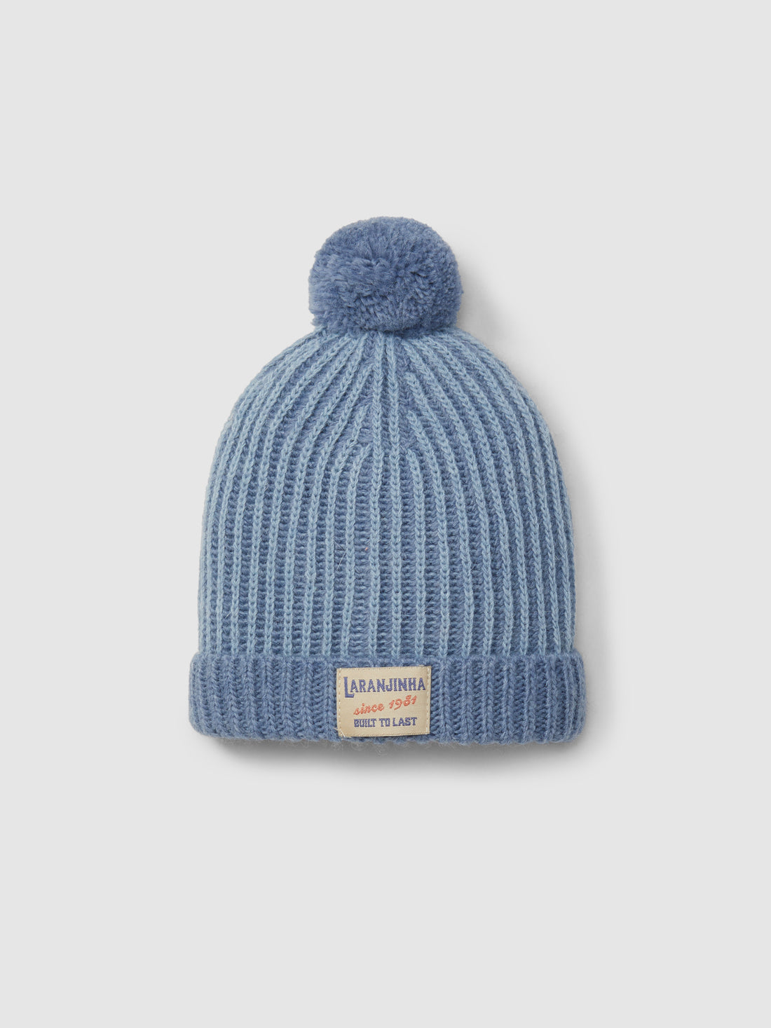 Gorro Tricotado Bicolor Pom-Pom
