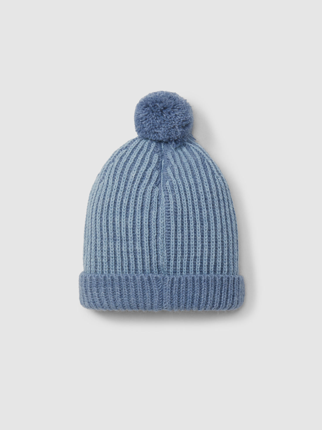 Gorro Tricotado Bicolor Pom-Pom