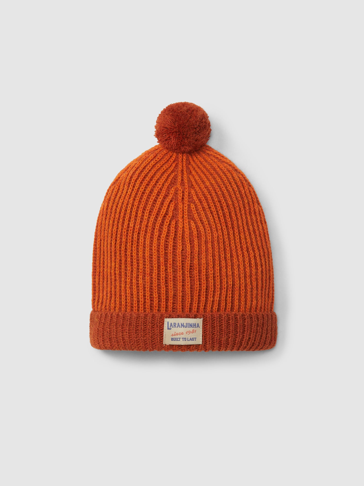 Gorro Tricotado Bicolor Pom-Pom