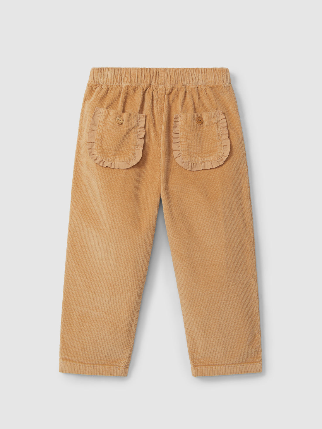 Pull-up Pants with Ruffle Pockets