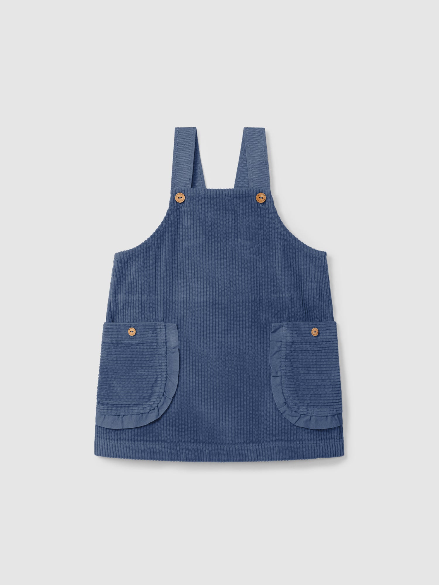 Saia de Peito Bombazine com Bolsos e Folho