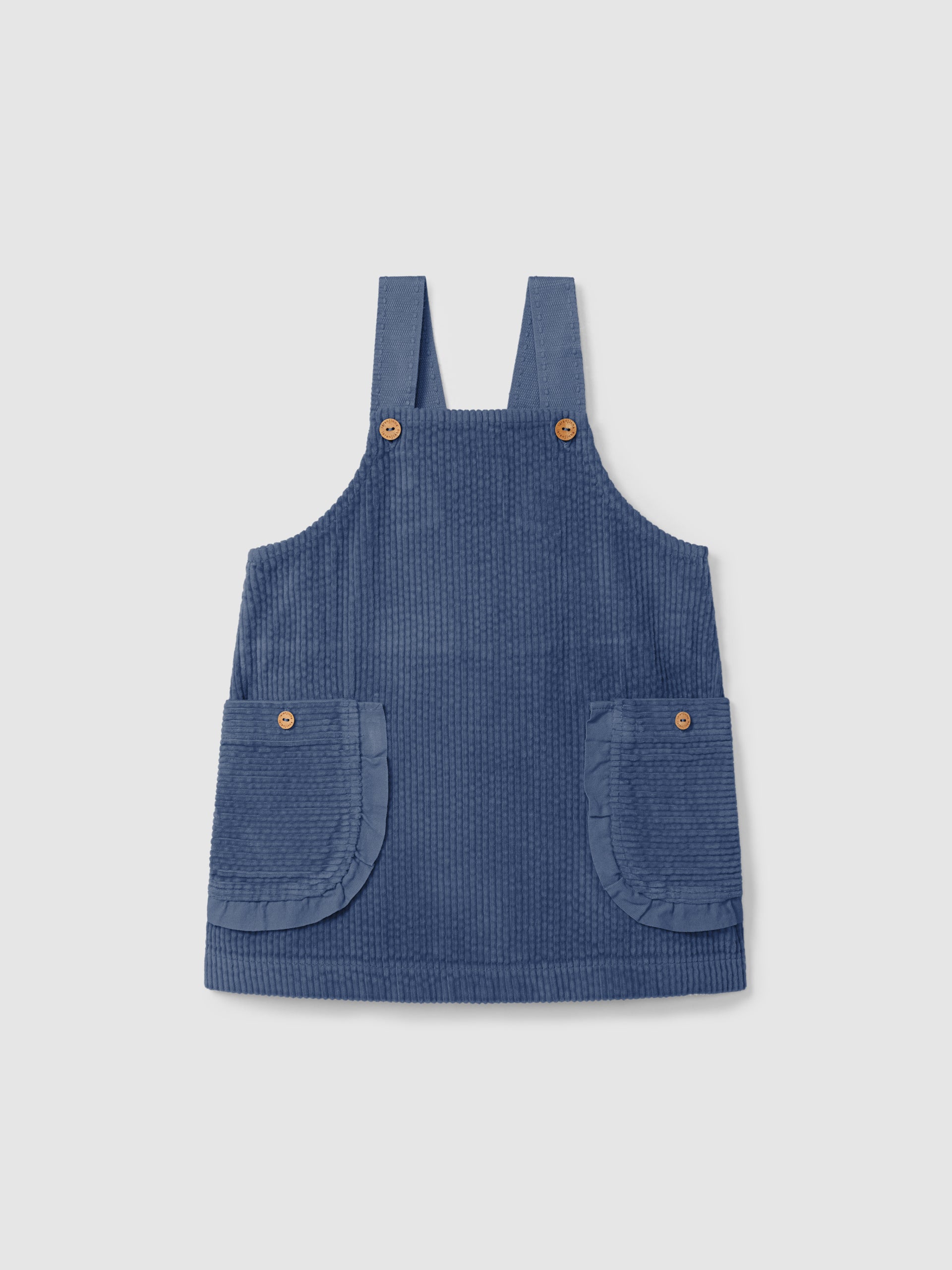Saia de Peito Bombazine com Bolsos e Folho