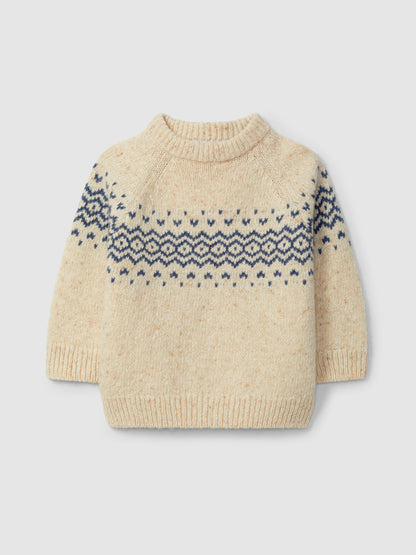Camisola Tricotada com Jaquard