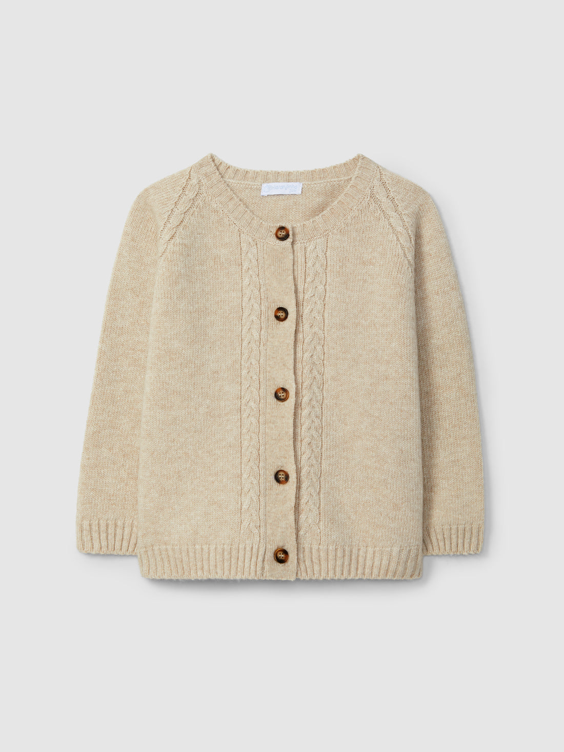 Knitted Coat with Braids