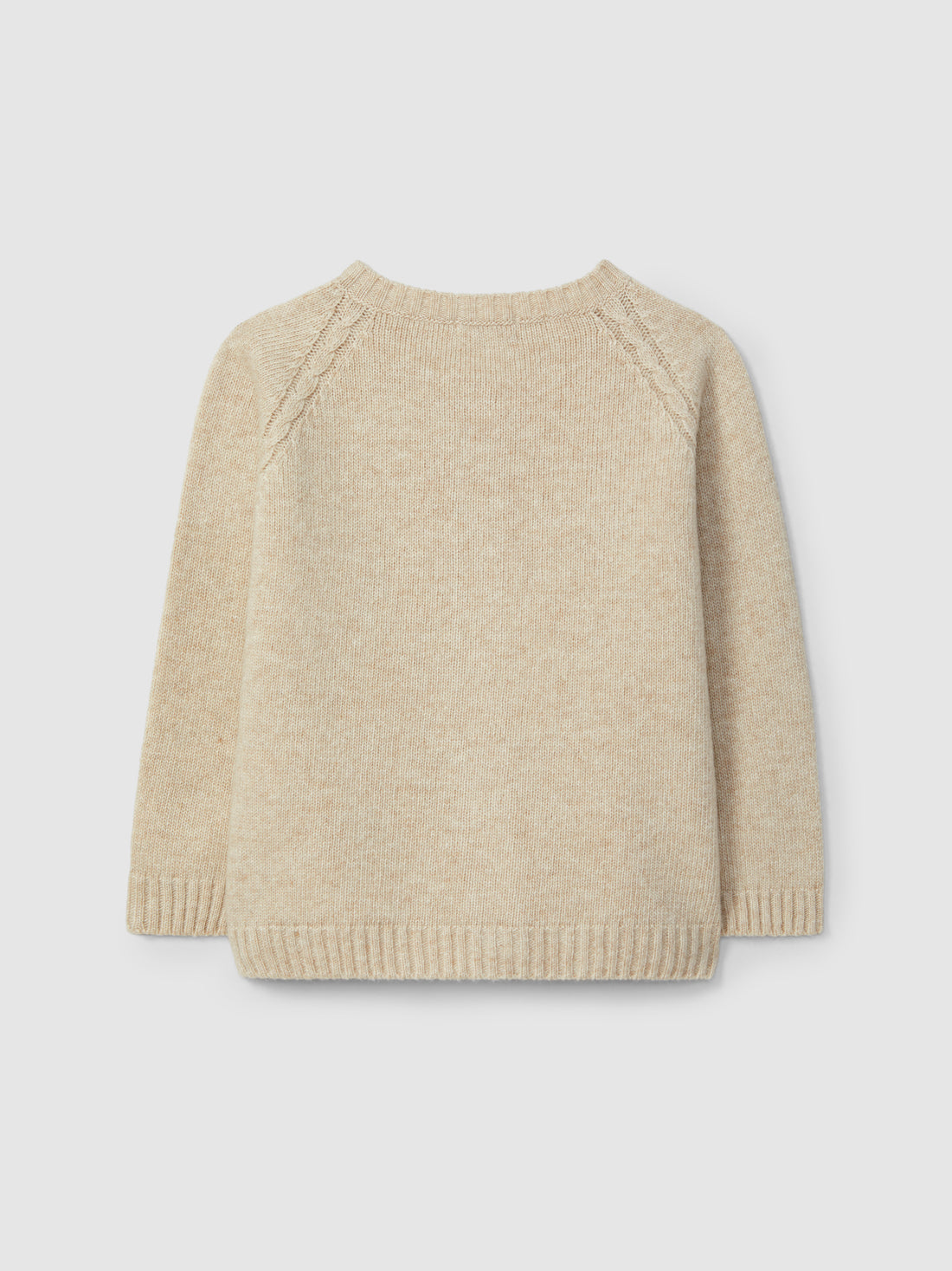 Knitted Coat with Braids