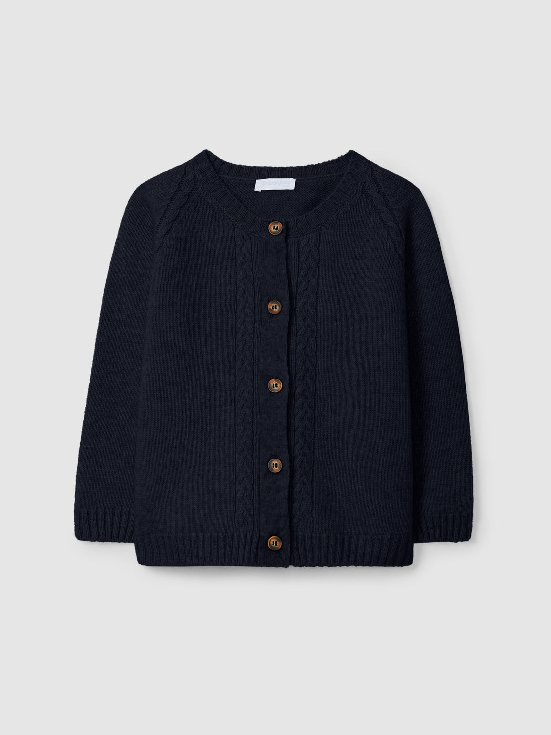 Knitted Coat with Braids