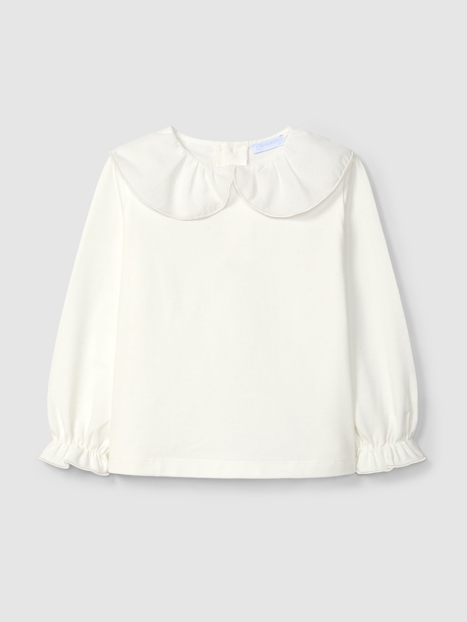 Longsleeve Algodão Gola de Folho