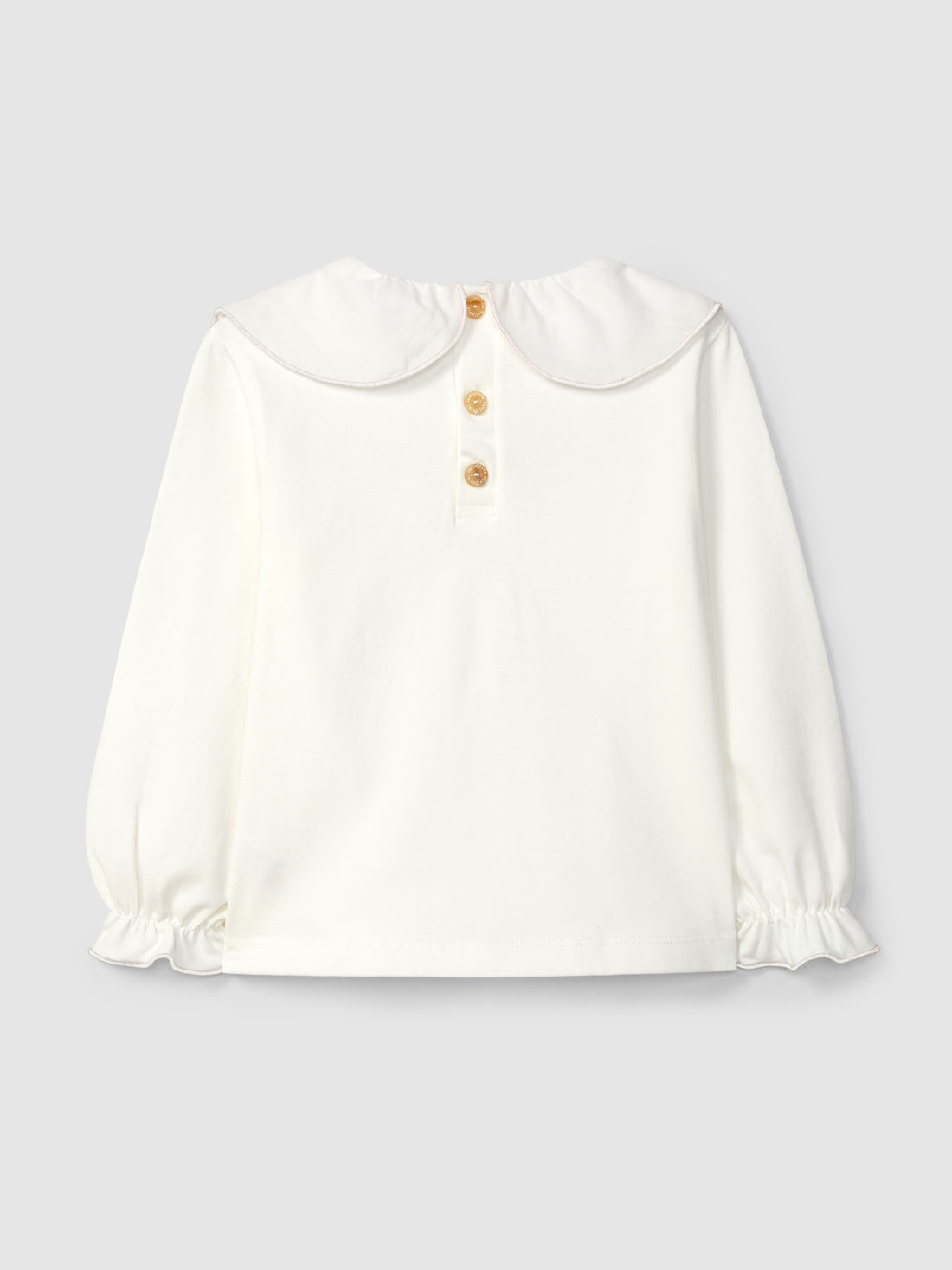 Longsleeve Algodão Gola de Folho