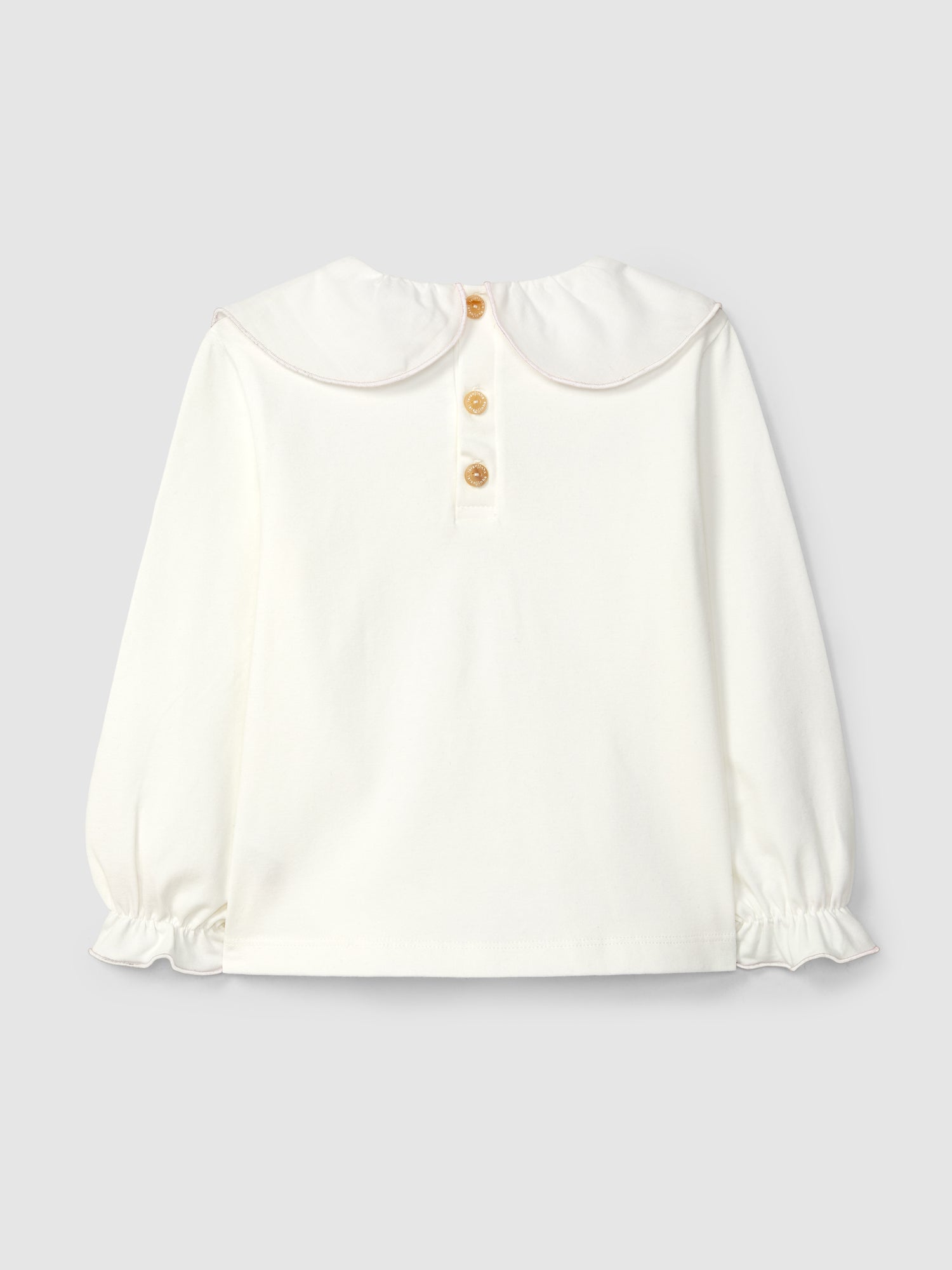 Longsleeve Algodão Gola de Folho