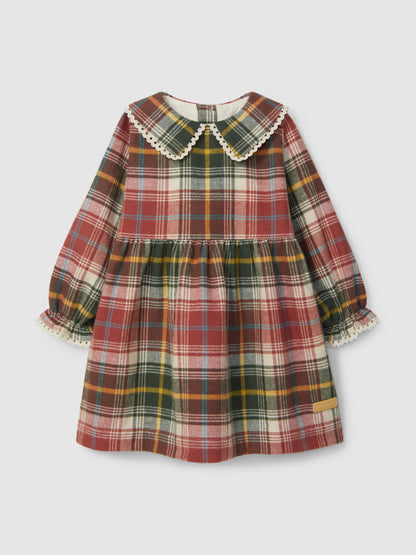 Vestido Xadrez em Flanela