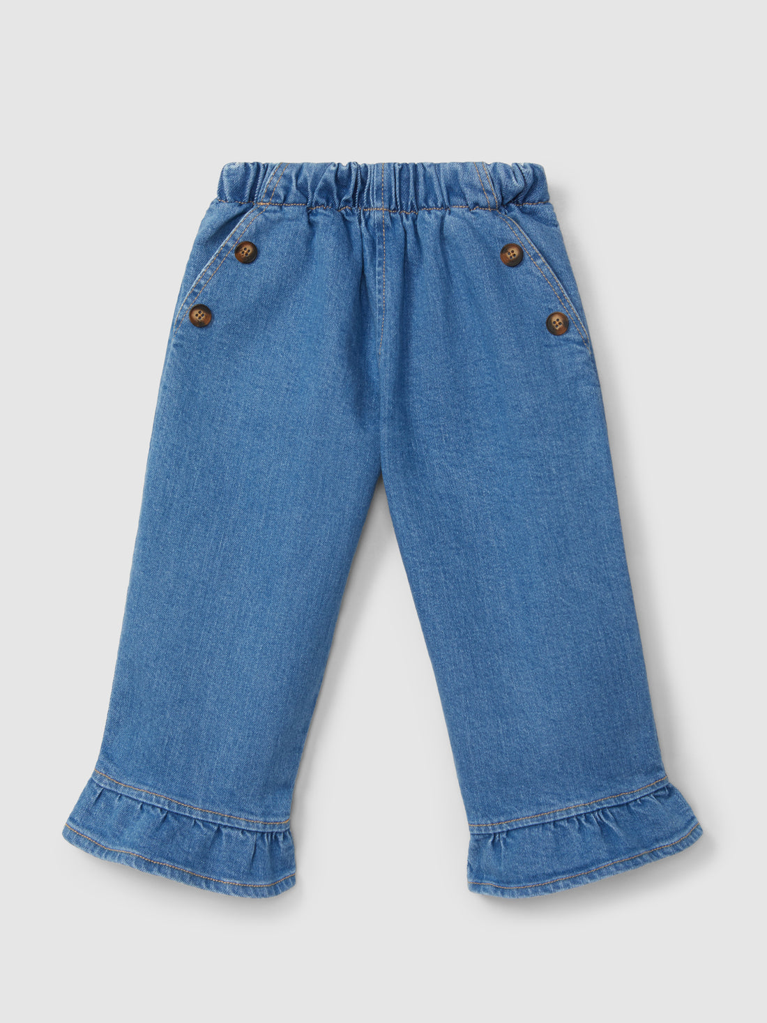 Ruffle Jeans