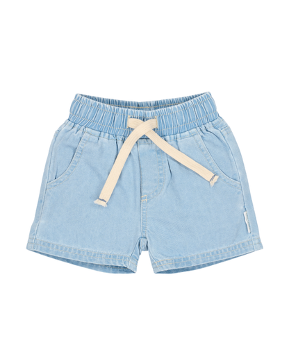 Calções de Ganga Chambray