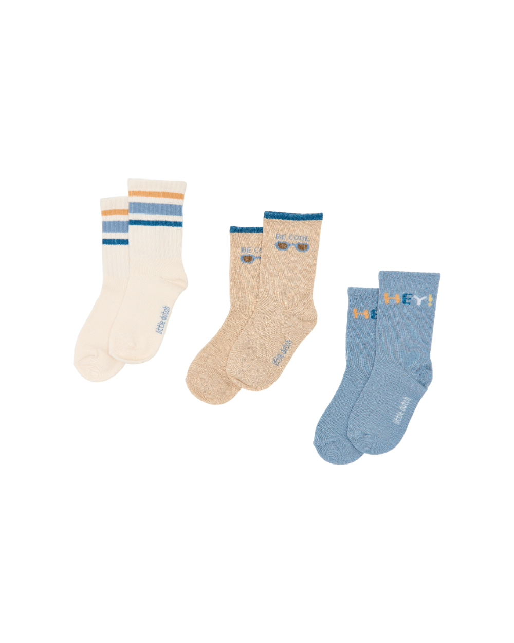 Pack de 3 Meias - Azul