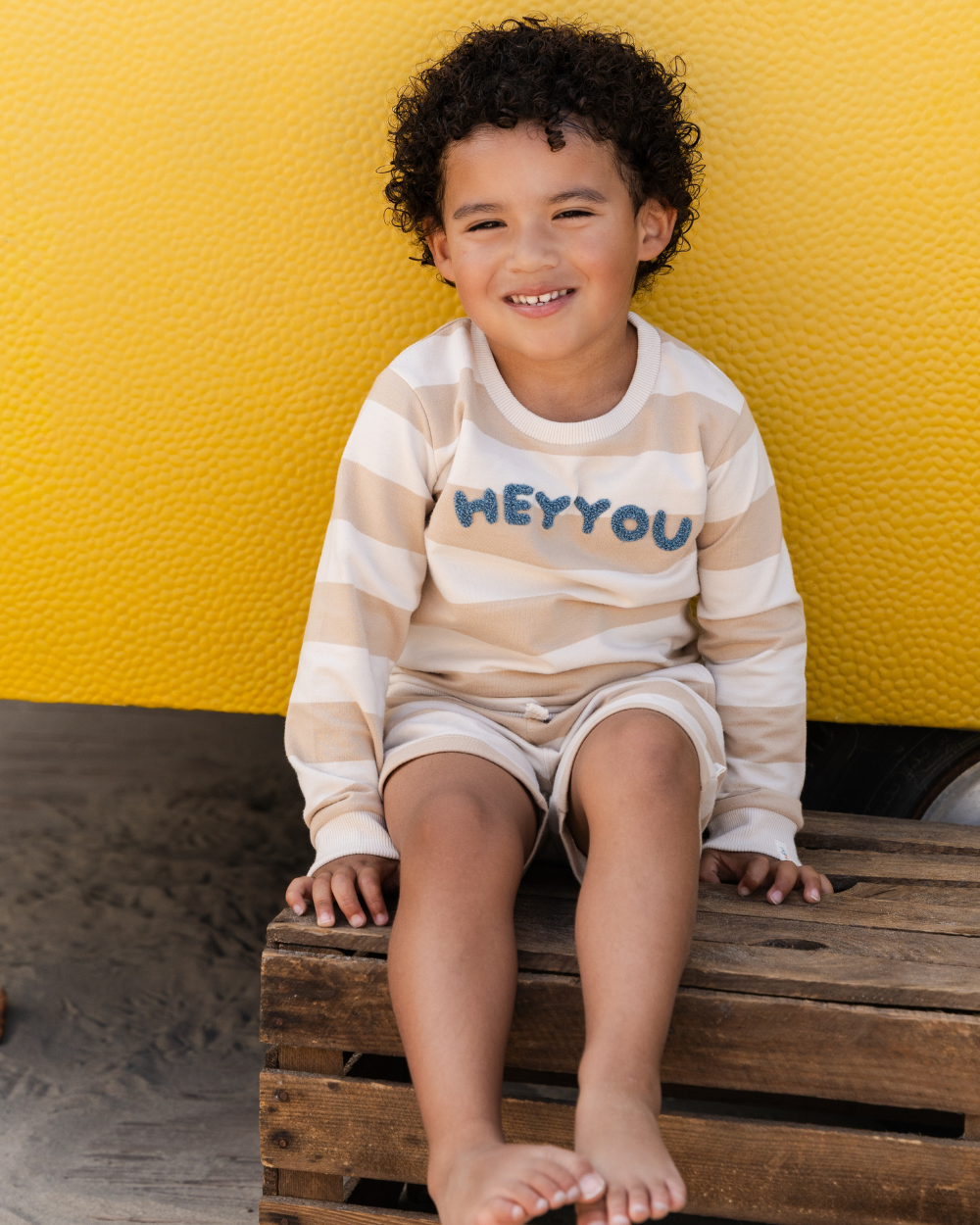 Calções de Algodão Riscas