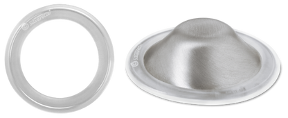 Mamilos de Prata + Anel de Silicone