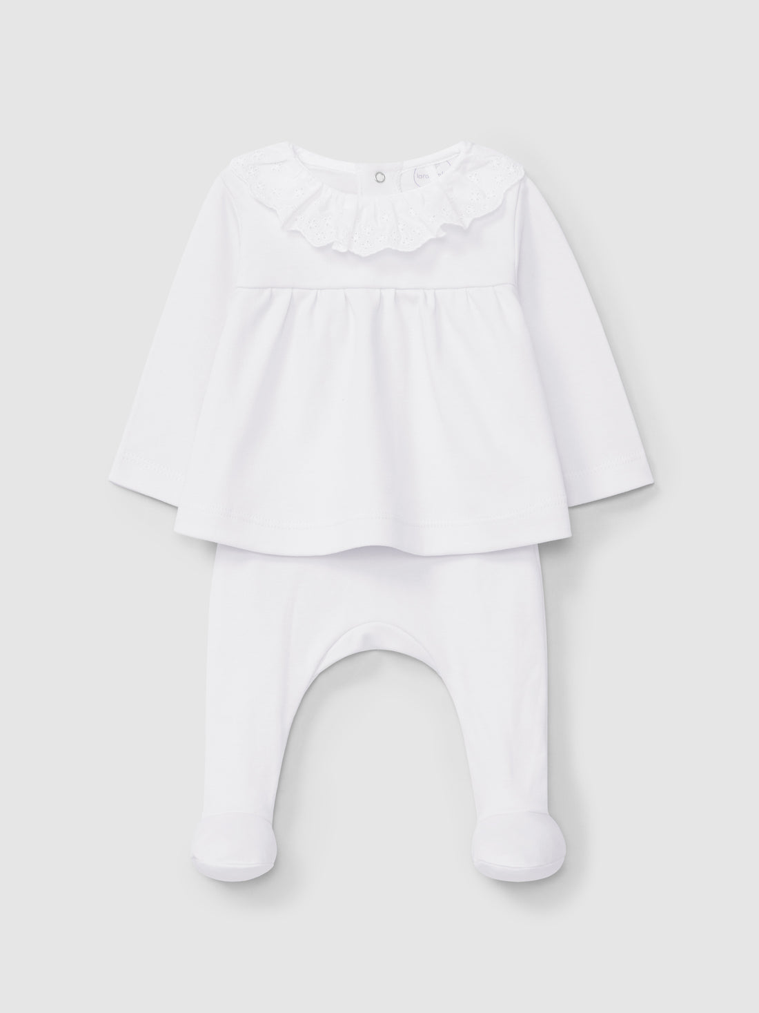 2 Piece Suit with English Embroidery