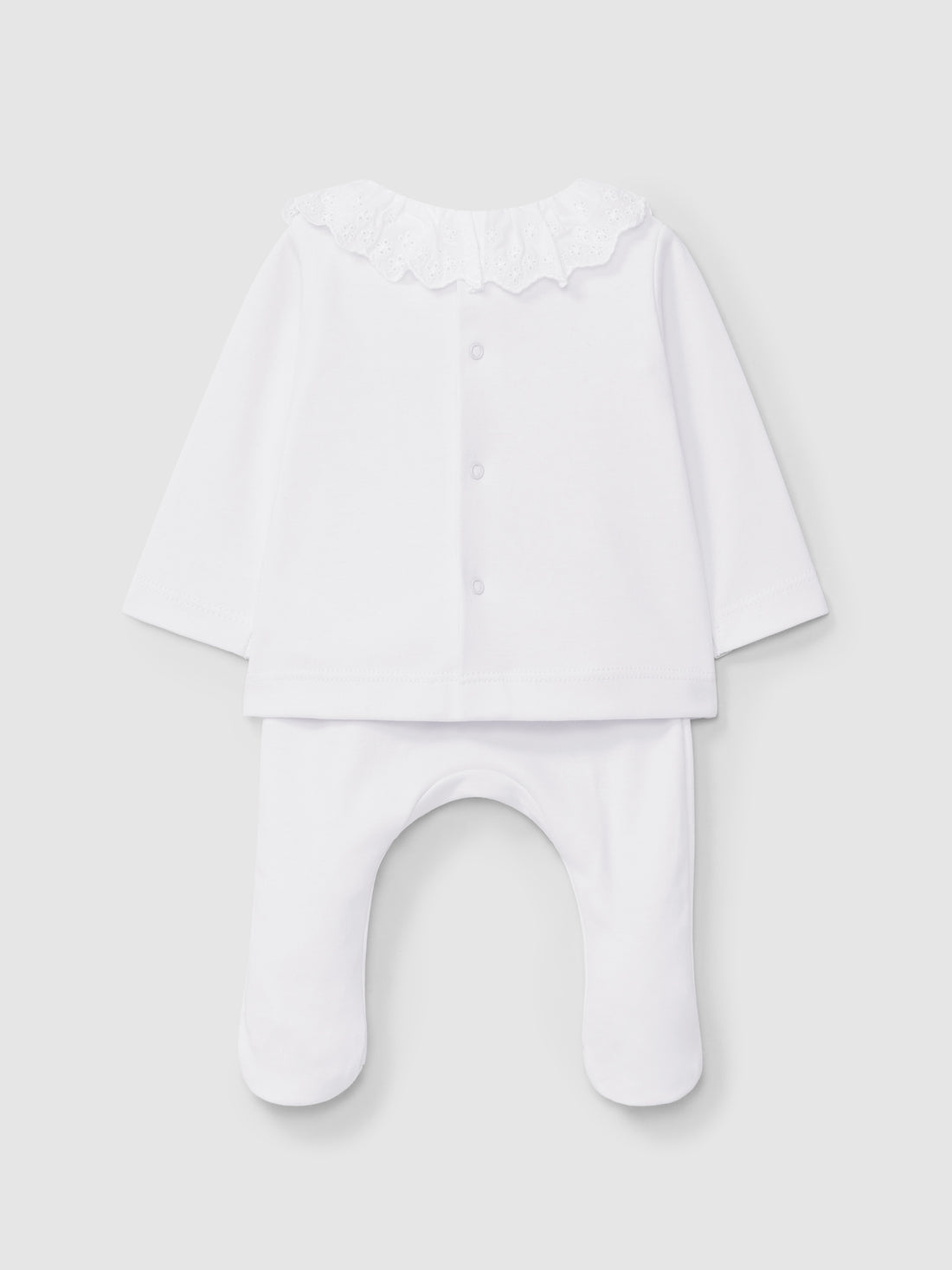 2 Piece Suit with English Embroidery