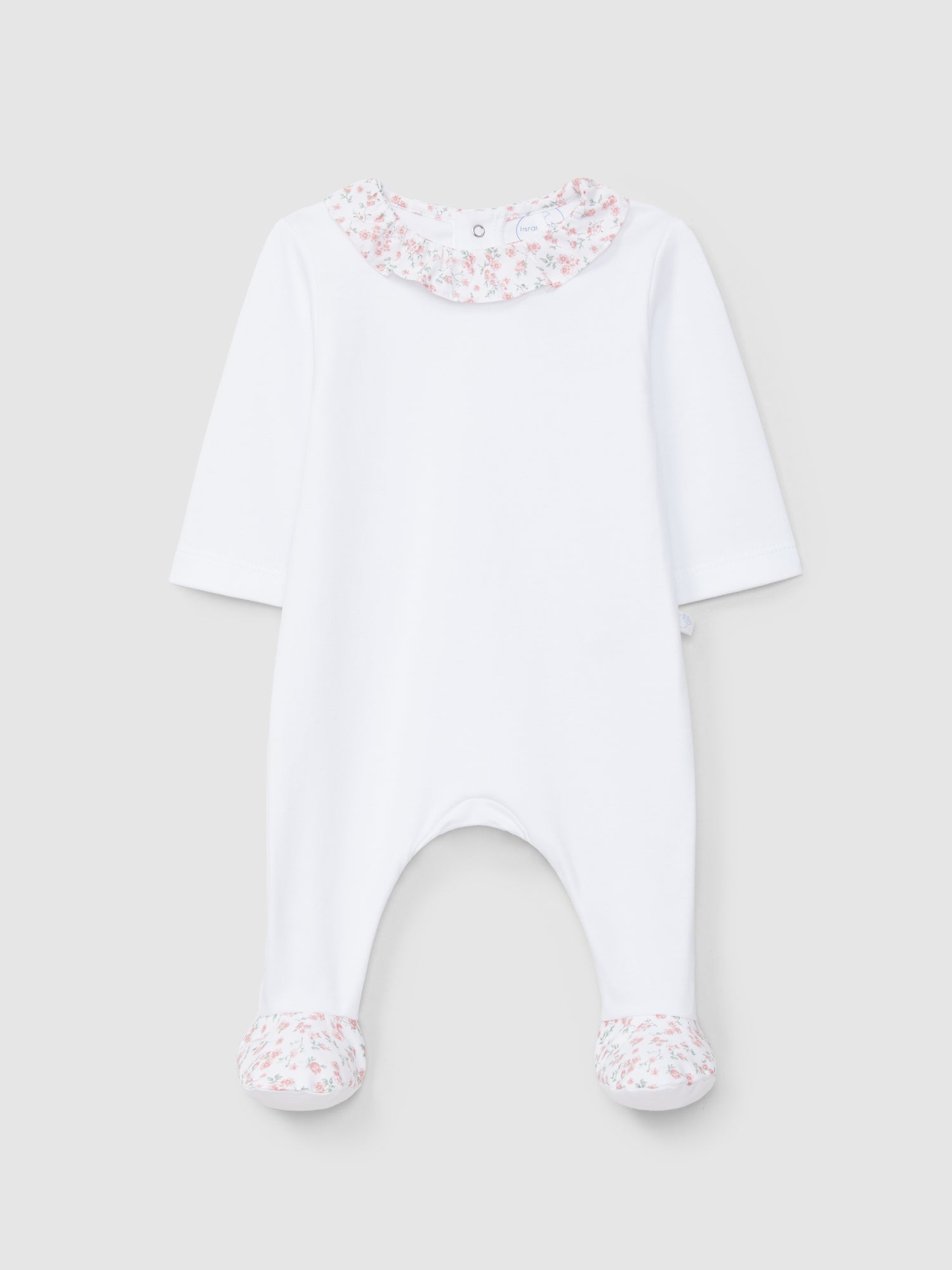 Babygrow Gola de Folho Flores