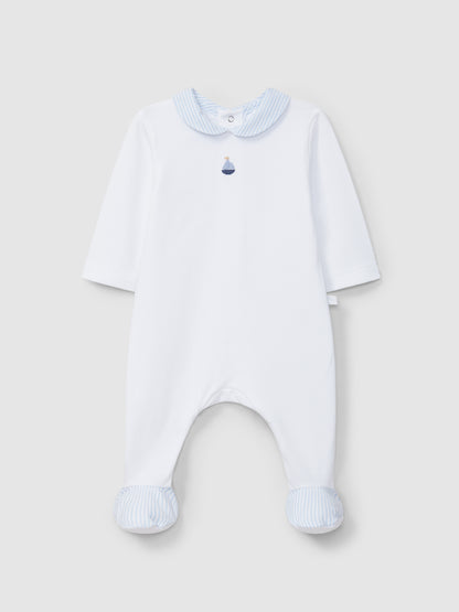 Babygrow Gola em Tecido Estampado