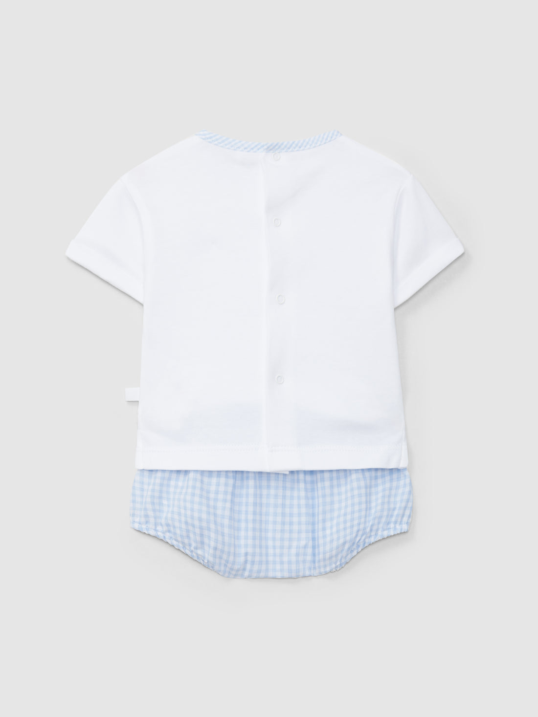 Conjunto de 2 peças Xadrez Vichy e Riscas