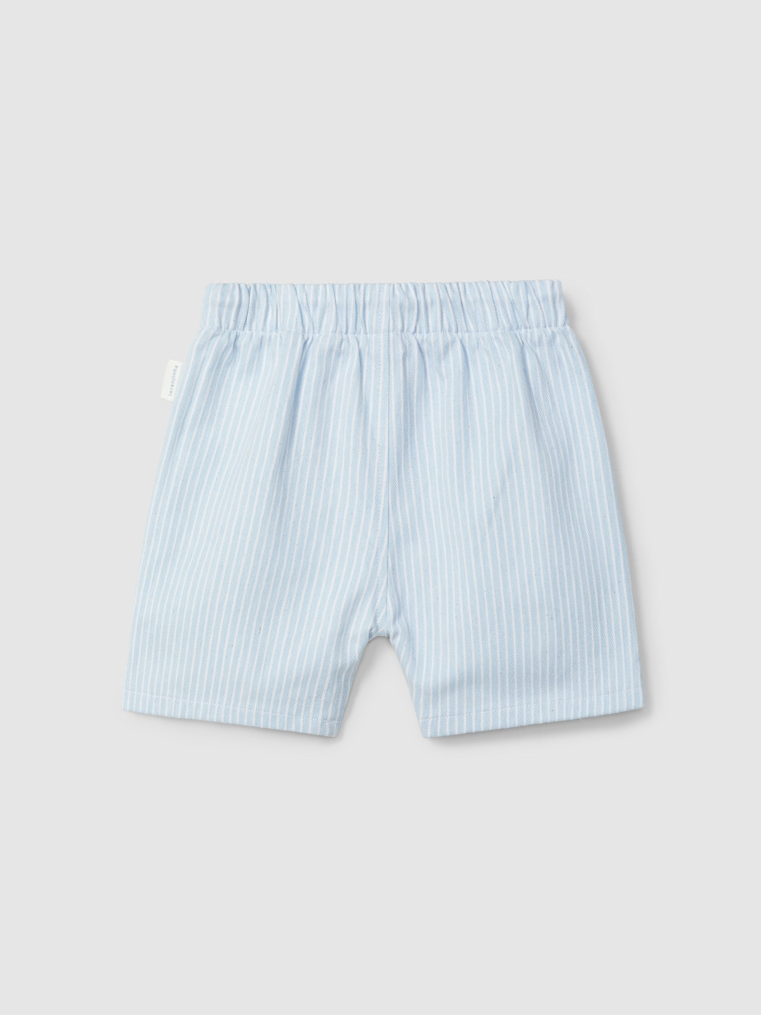 Calções Pull-up Denim de Riscas