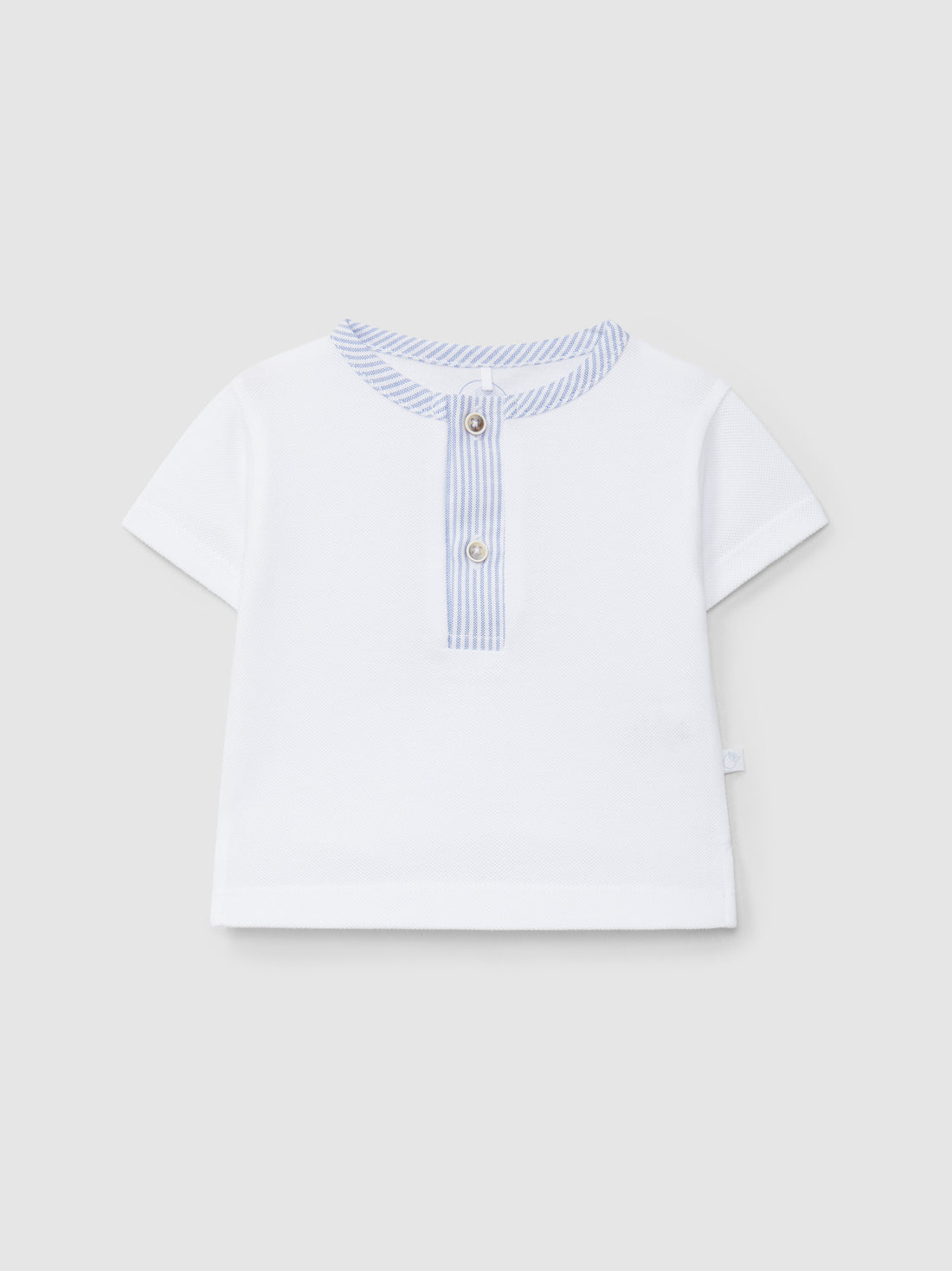 Polo Piqué Detalhe de Riscas Finas