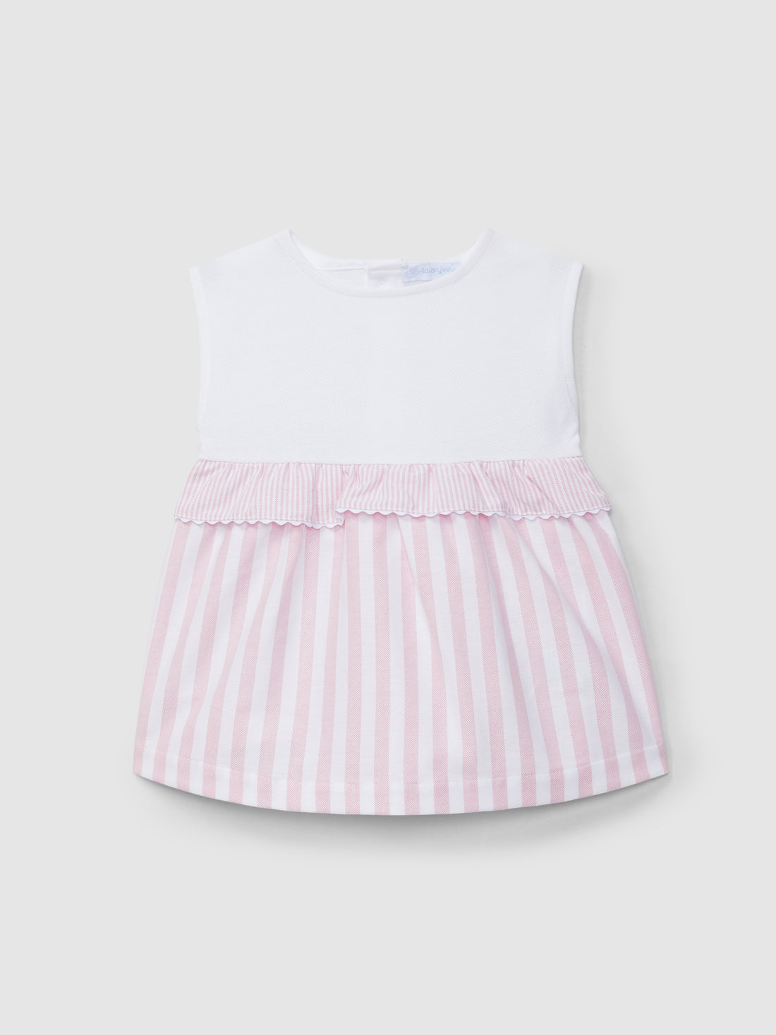 Vestido Piqué e Oxford de Riscas