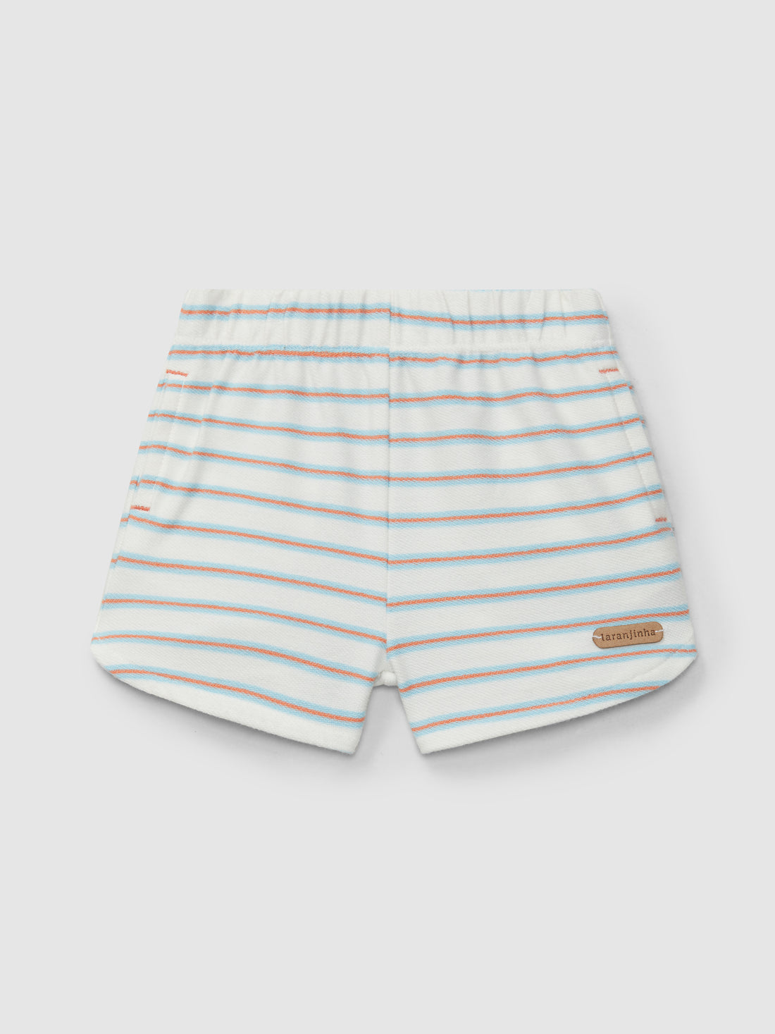 Calções Pull-up Felpa de Riscas Multicolor