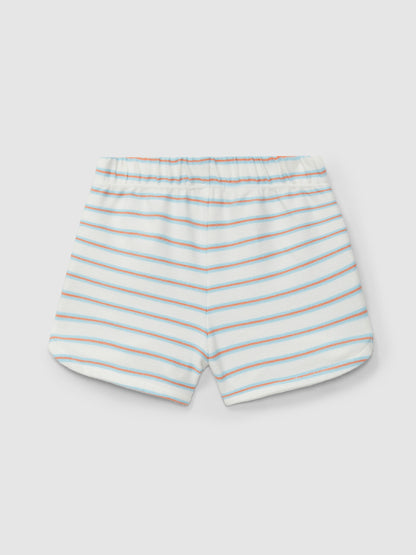 Calções Pull-up Felpa de Riscas Multicolor