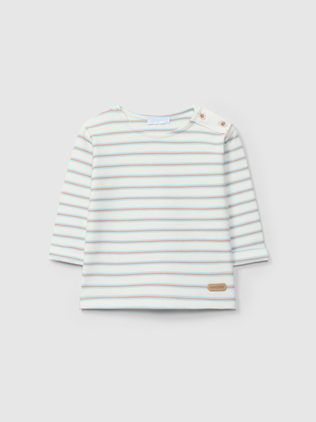 Longsleeve Felpa de Riscas Multicolor