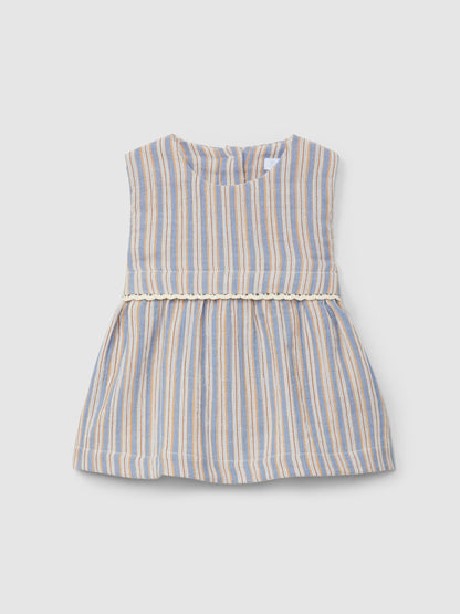 Vestido de Riscas Multicolor