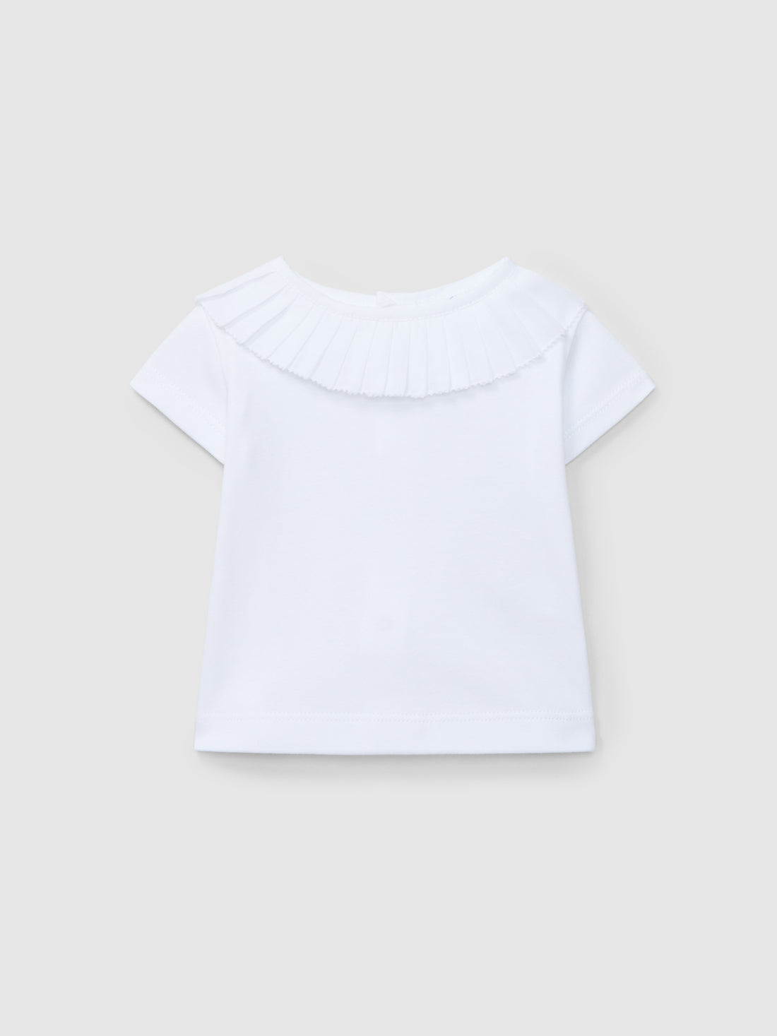 T-shirt Manga Curta Gola Plissada
