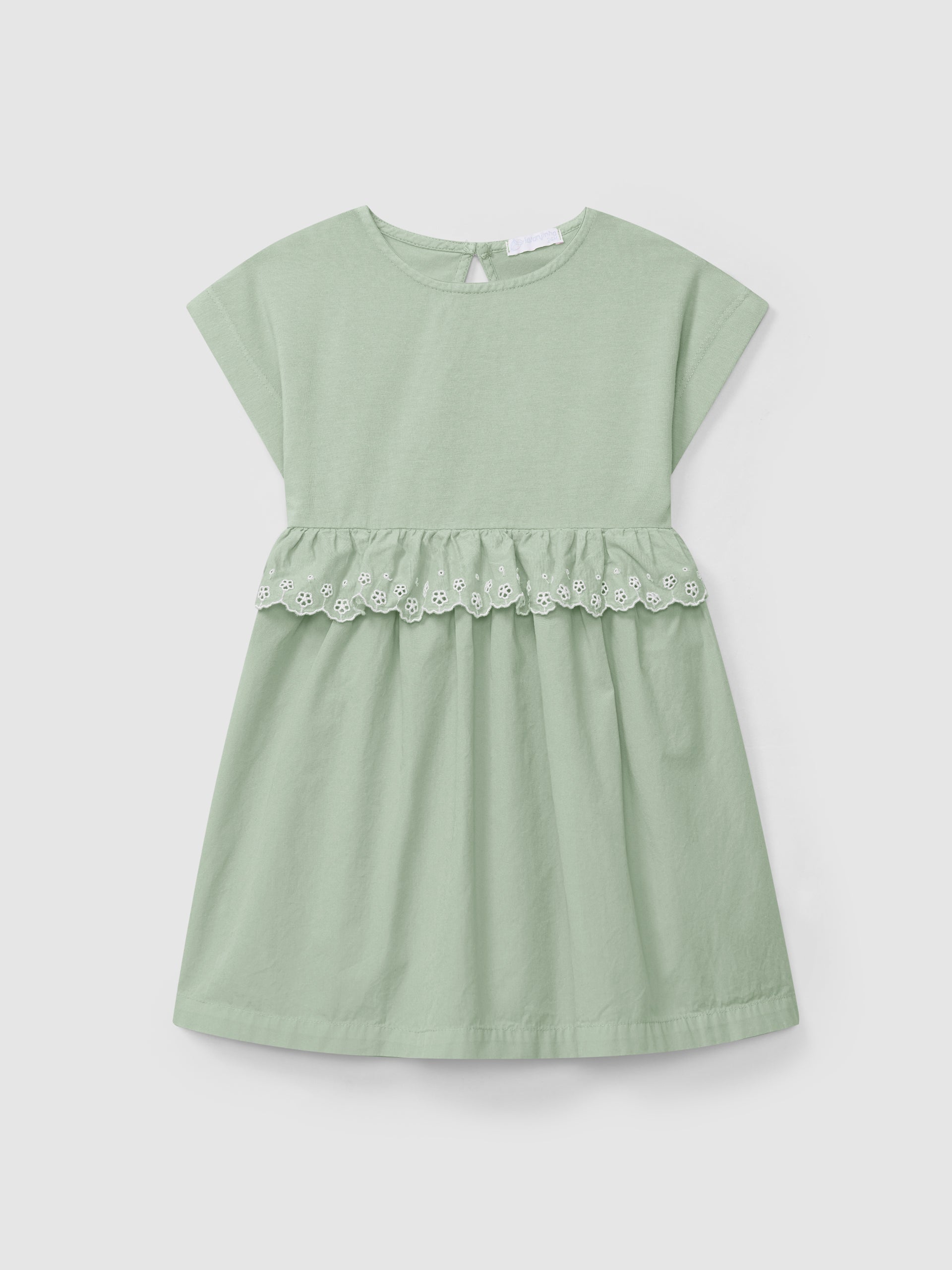 Vestido Folho Bordado Inglês