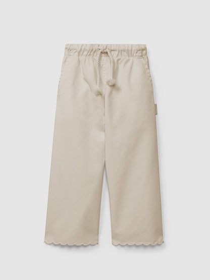Calças Sarja Wide Leg