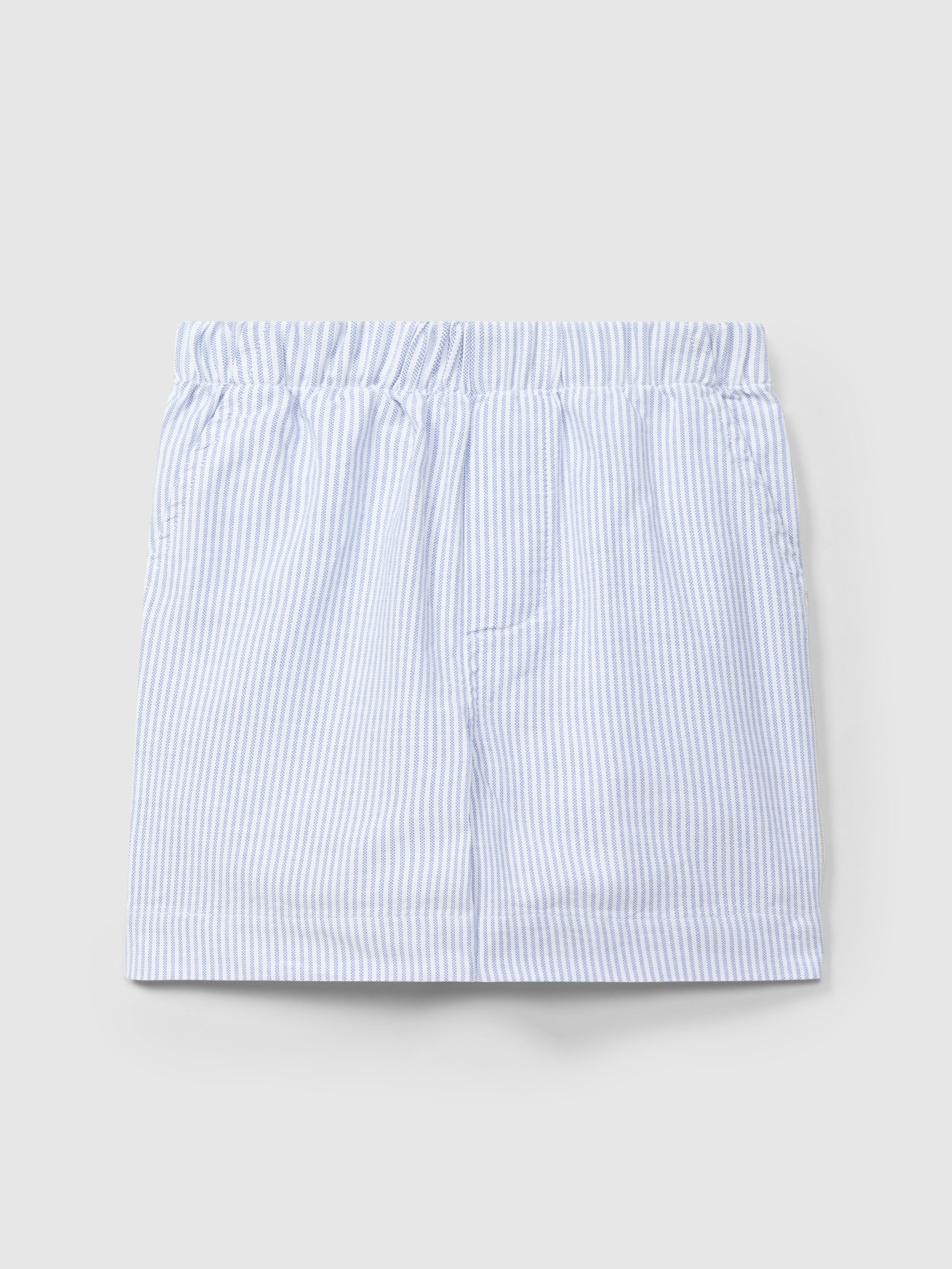 Calções Pull-up Tecido Oxford Riscas