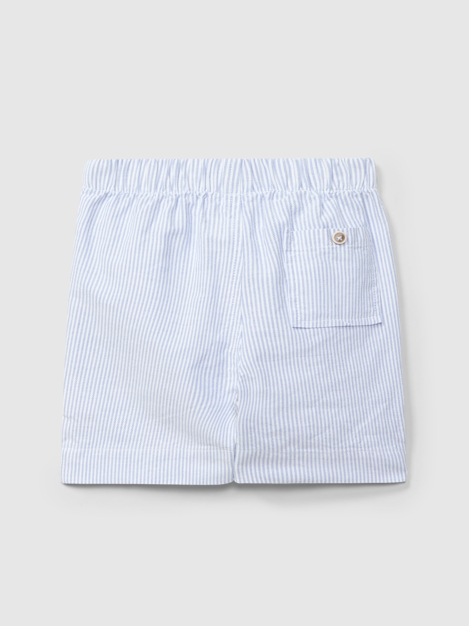 Calções Pull-up Tecido Oxford Riscas
