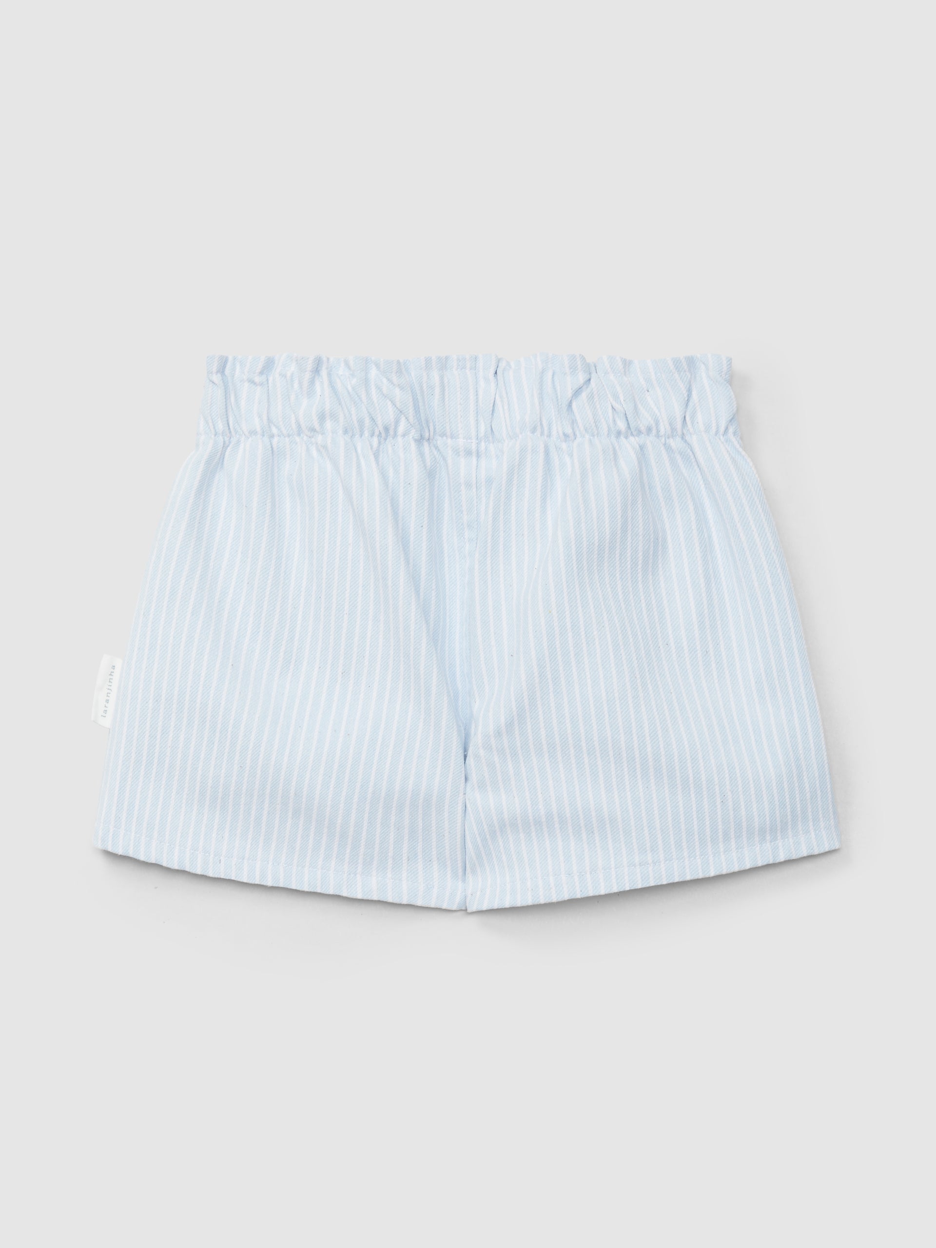 Calções Tecido Denim de Riscas