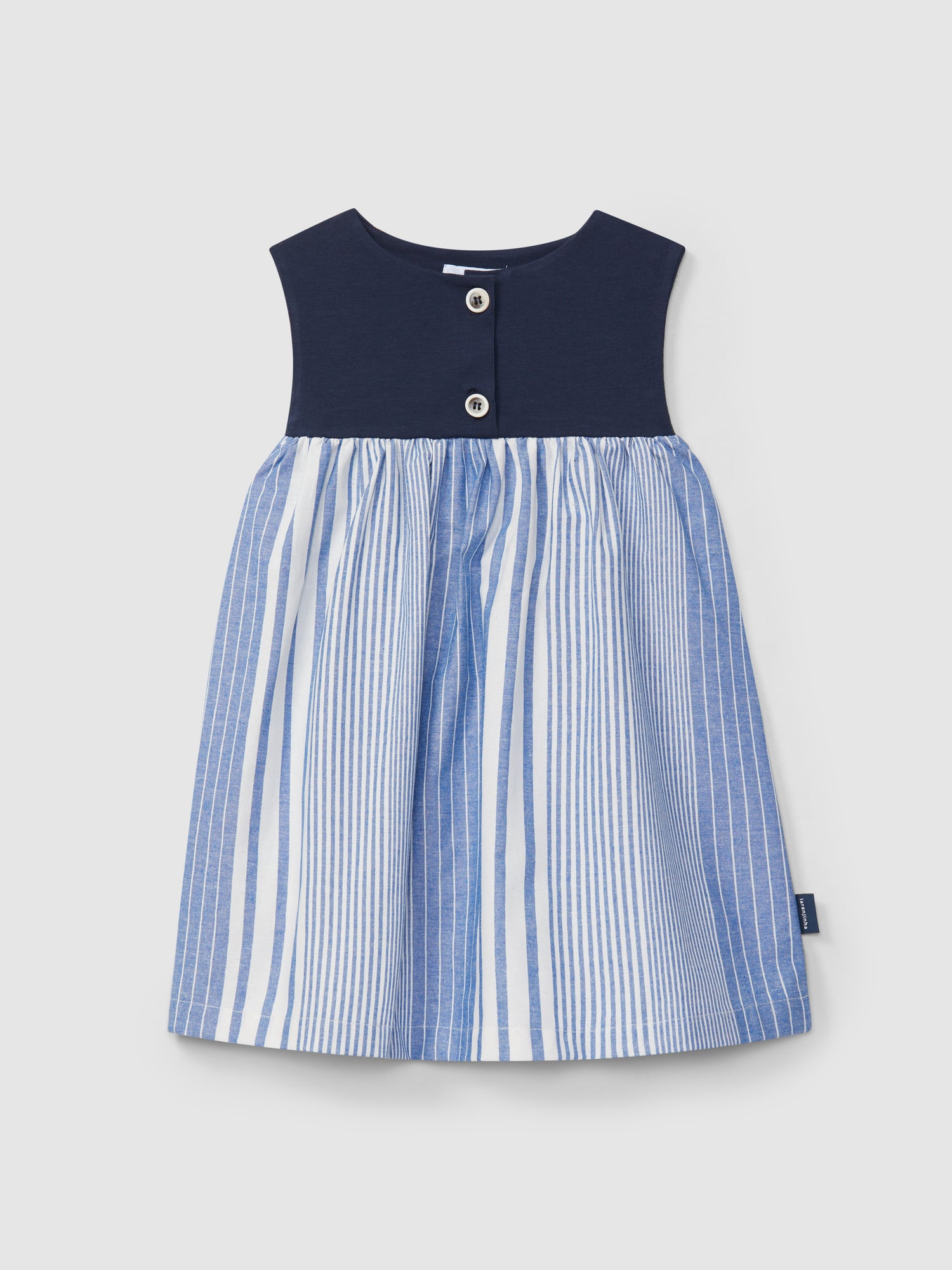 Vestido de Riscas Irregulares